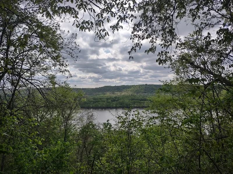 View of Little Turtle Trailhead in Indian Hill, OH