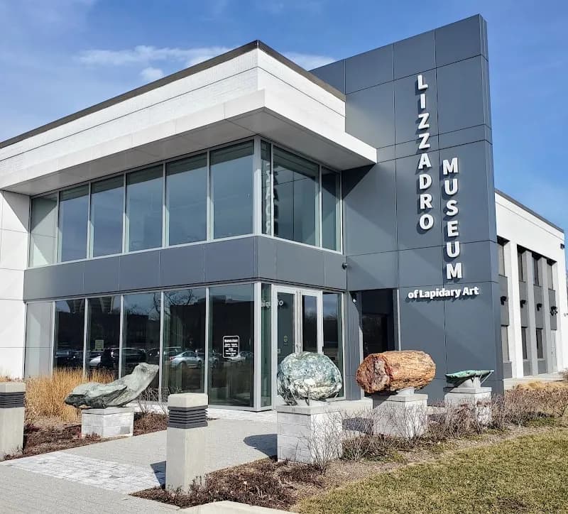 View of Lizzadro Museum of Lapidary Art in Elmhurst, IL