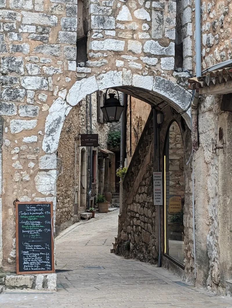 View of Local Fruit and Vegetable Markets in Tourrettes-sur-Loup, PACA
