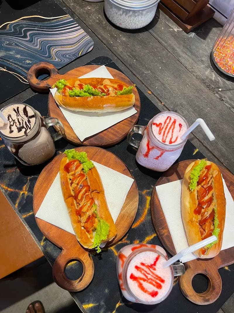 View of Local Ice Cream and Snack Shops (Main Street) in Panadura, WP