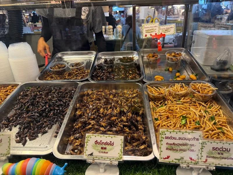View of Local Ice Cream Shops (Bang Na Night Bazaar area) in Bang Na, BKK