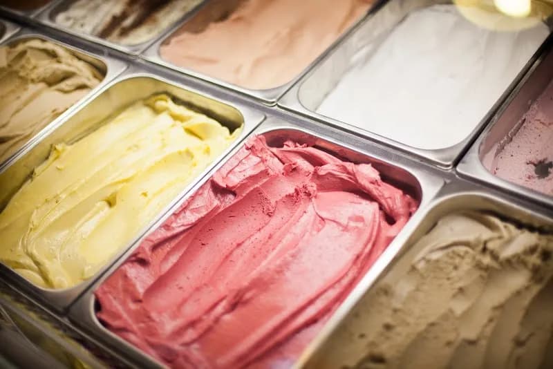 View of Local Ice Cream Shops on Nguyen Huu Canh in Tan Binh, HCMC