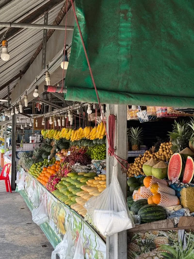 View of Local Kathu Markets & Food Stalls in Kathu, Phuket