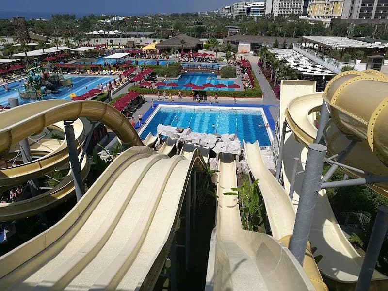 View of Local Splash Pad near Aksu Center in Aksu, Antalya