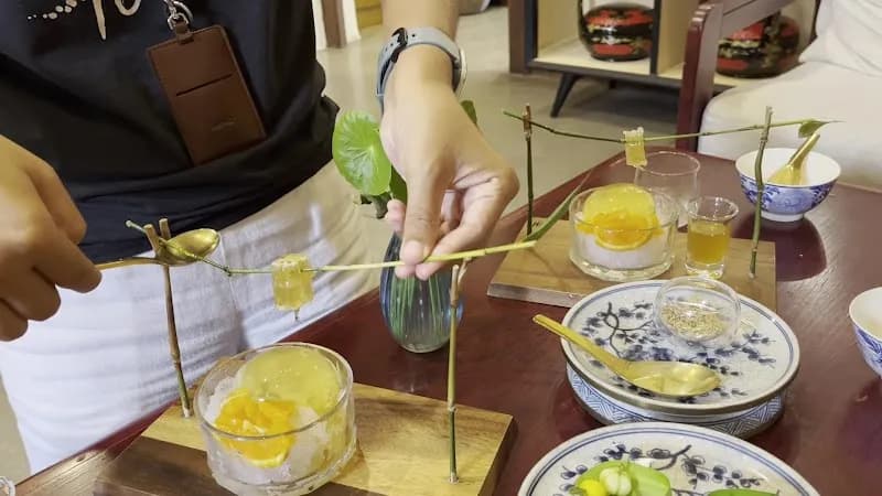 View of Local Thai Dessert Cafes in Saphan Hin, Phuket