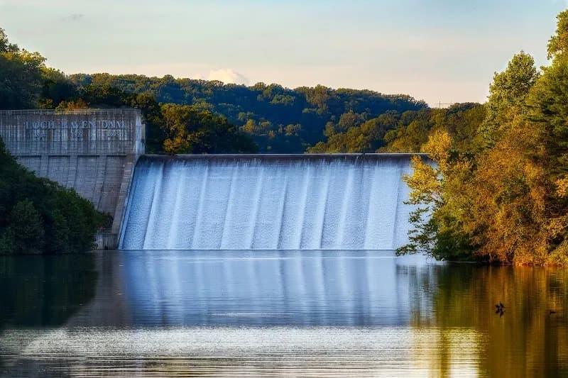 Loch Raven Reservoir lake in Lutherville-Timonium, MD