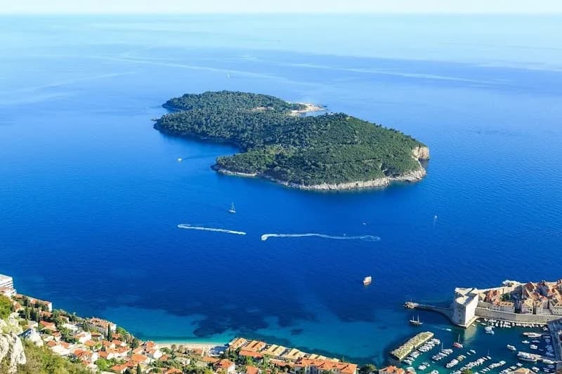View of Lokrum in Dubrovnik, DN