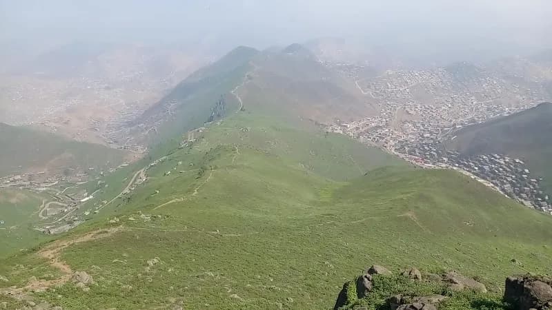 View of Lomas de Villa Maria in Santa María del Mar, Lima