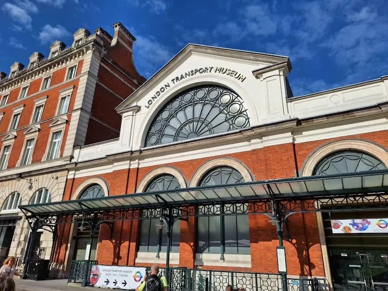 View of London Transport Museum in London, LDN