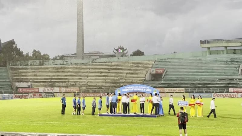 View of Long An Stadium in Long An, HCMC