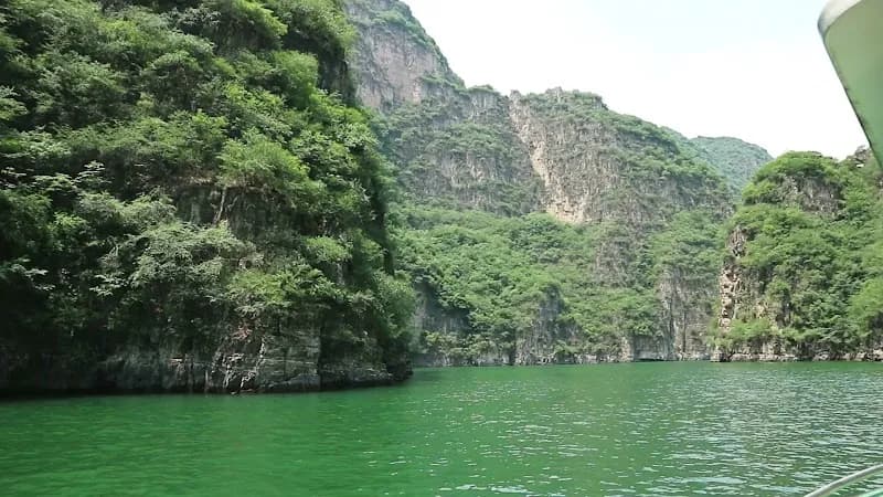 View of Longqingxia Scenic Area in Yanqing District, Beijing