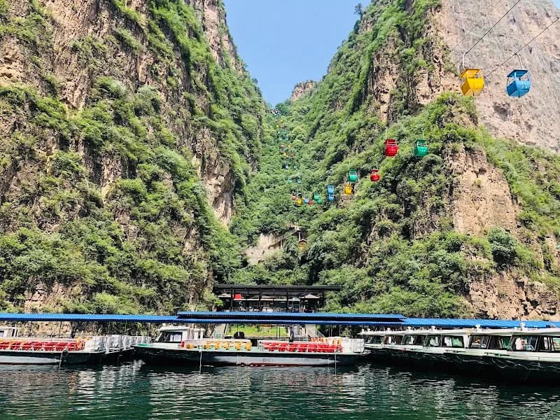 View of Longqingxia Scenic Area in Yanqing District, Beijing