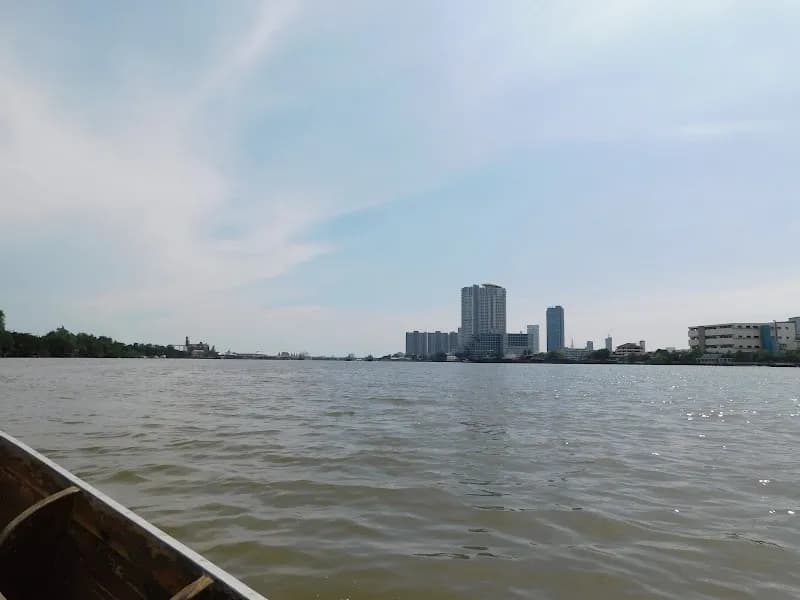 View of Longtail to Green Lung in Min Buri, BKK