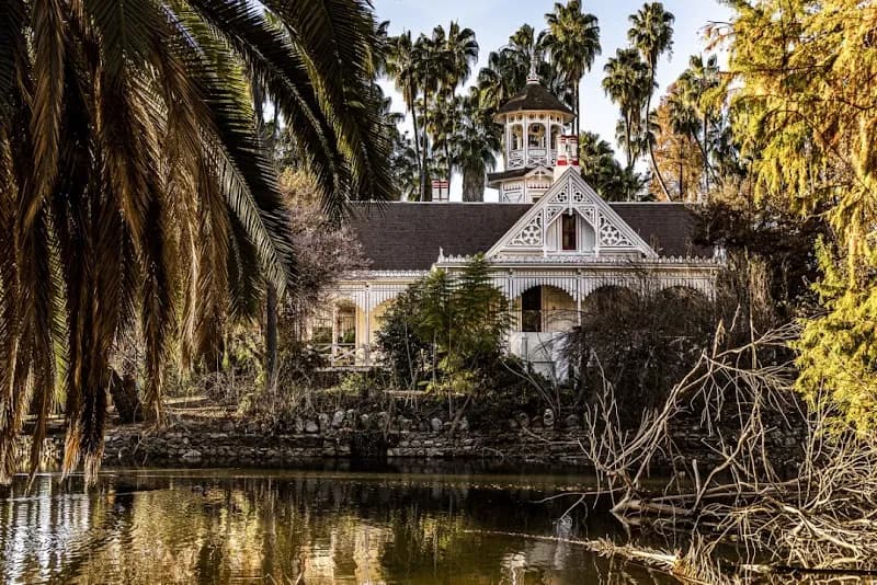 View of Los Angeles County Arboretum & Botanic Garden in Arcadia, CA