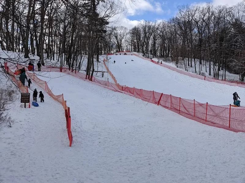 View of Lost Lake Nature Park in Frankfort, MI