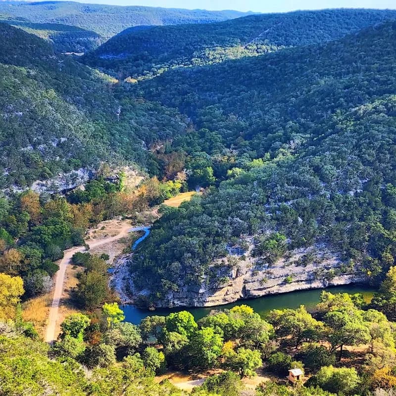 View of Lost Maples State Natural Area in Leon Valley, TX