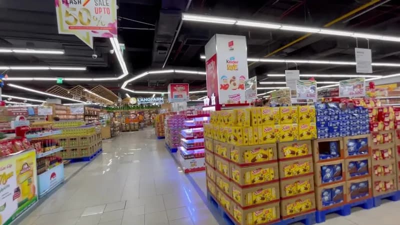 View of LOTTE Mart - District 7 in Thu Duc, HCMC