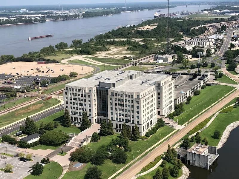 View of Louisiana State Capitol in Baton Rouge, LA