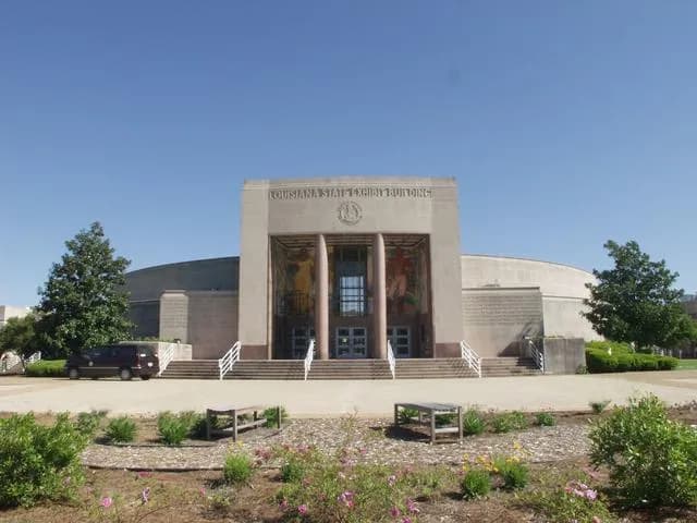 View of Louisiana State Exhibit Museum in Shreveport, LA