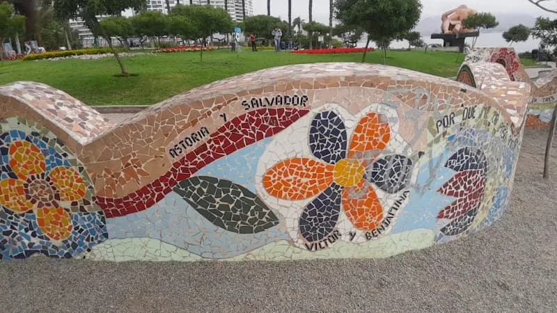 View of Love Park in Lima, LIM