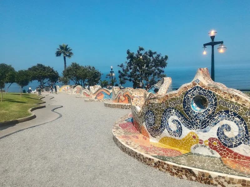 View of Love Park in Lima, LIM