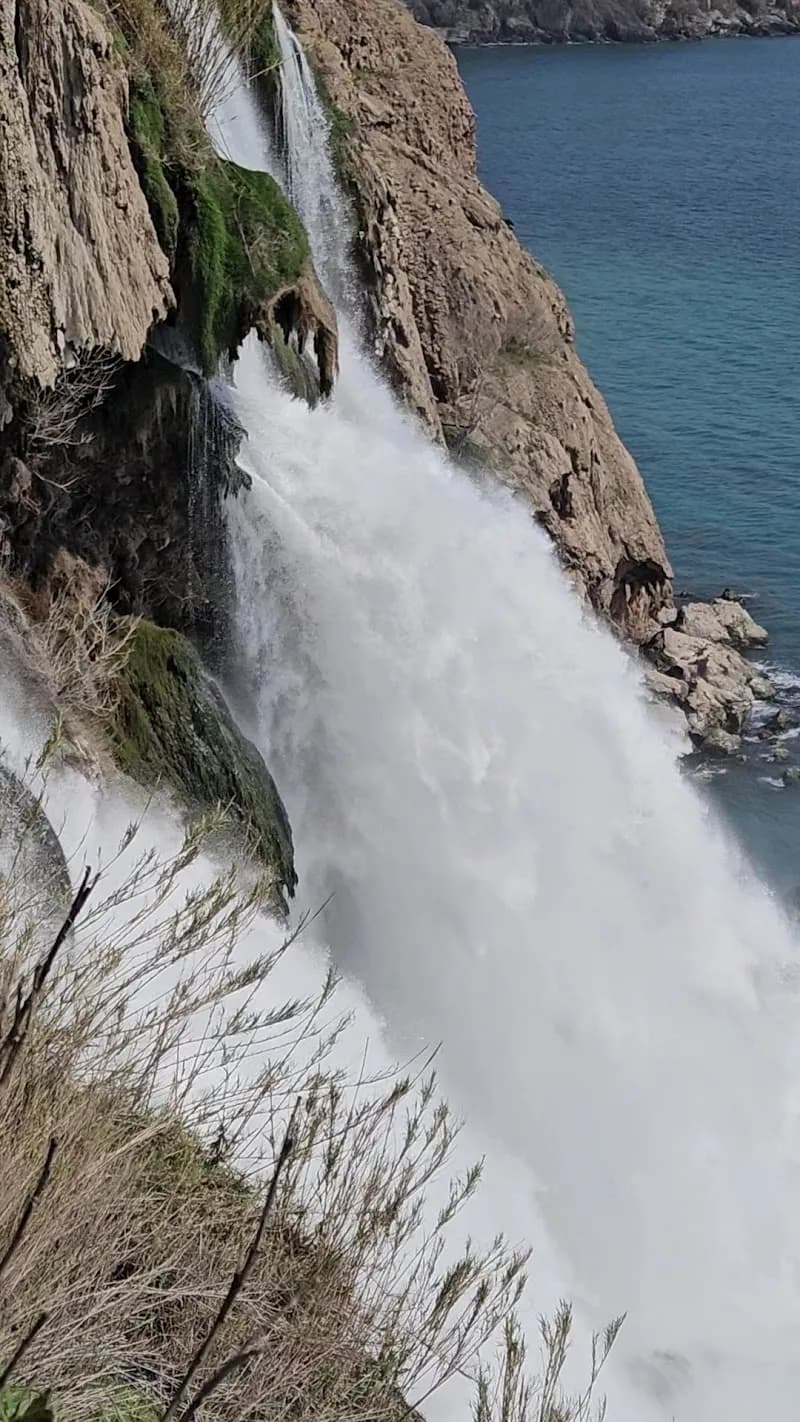View of Lower Duden Waterfalls in Muratpaşa, Antalya