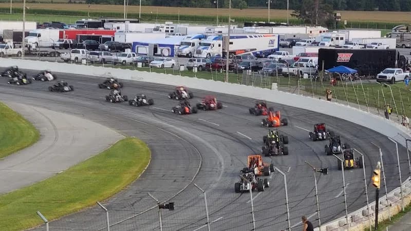 View of Lucas Oil Indianapolis Raceway Park in Brownsburg, IN