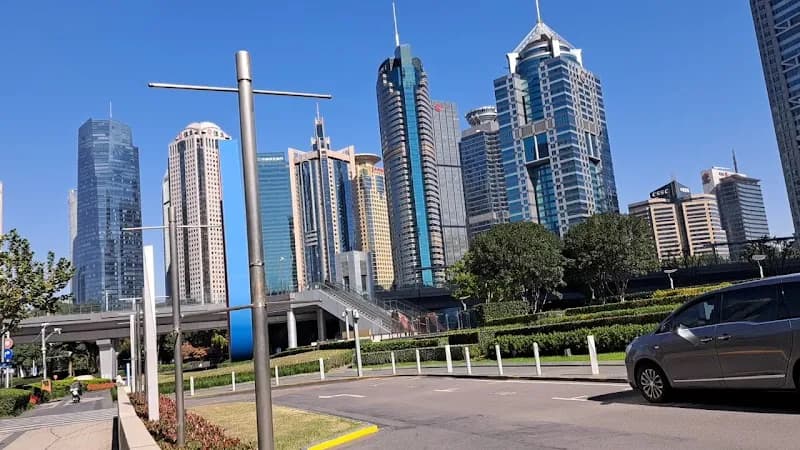 View of Lujiazui Central Green Space in Pudong New Area, SH