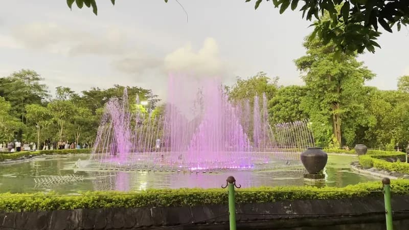 View of Lumintang Park in Denpasar, Bali