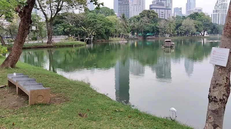 View of Lumphini Park in Sukhumvit, BKK