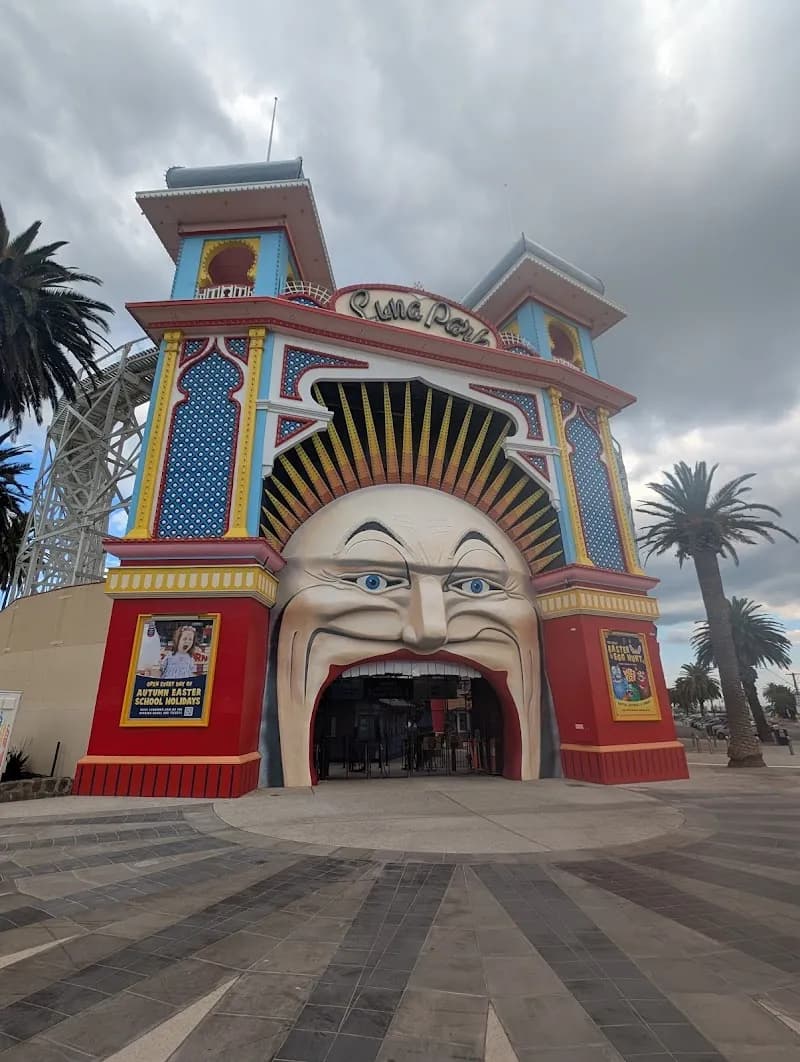 View of Luna Park Melbourne in Melbourne, VIC