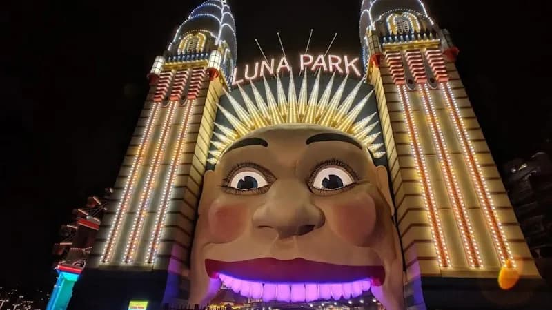 View of Luna Park Sydney in Sydney, NSW