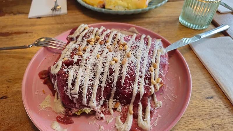 View of Lunchroom Downtown in Aalsmeer, NH