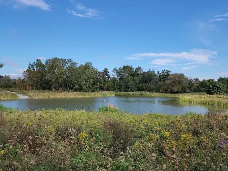 View of Lynde Shores Conservation Area in Oshawa, ON