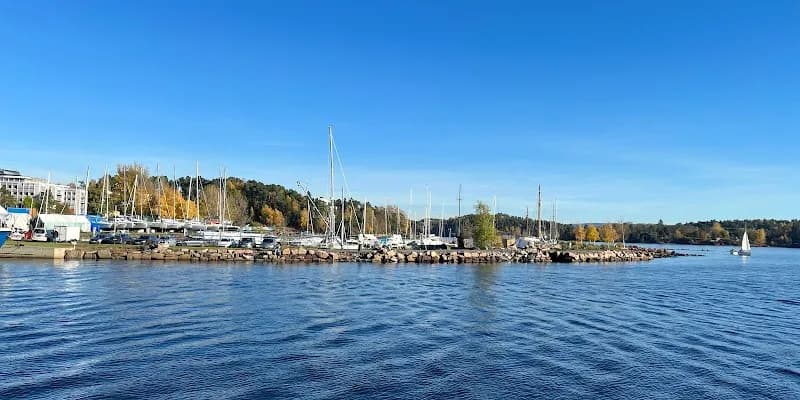 View of Lysaker Marina & Waterfront in Lysaker, Oslo