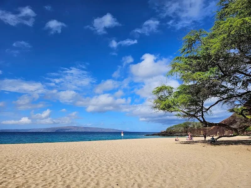 View of Mākena State Park in Maui, HI