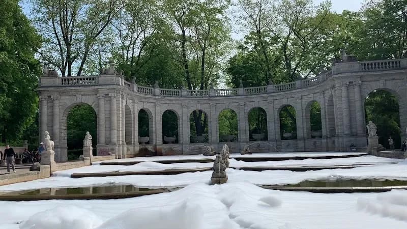 View of Märchenbrunnen in Spandau, BE