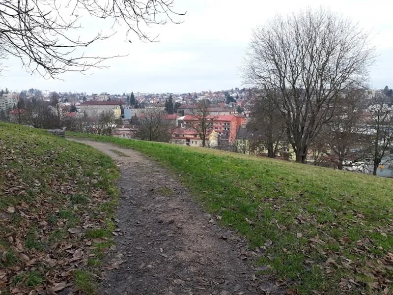 Městský park Klášterka park in Benešov, CZ
