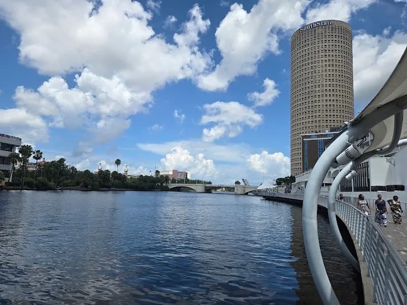 View of MacDill Park on the Riverwalk in South Tampa, FL