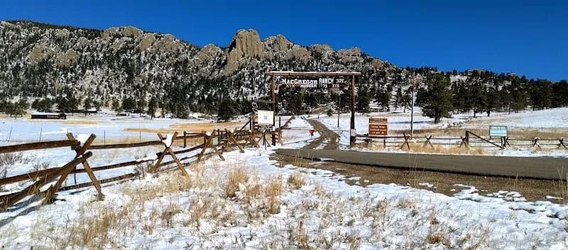 View of MacGregor Ranch Museum in Estes Park, CO