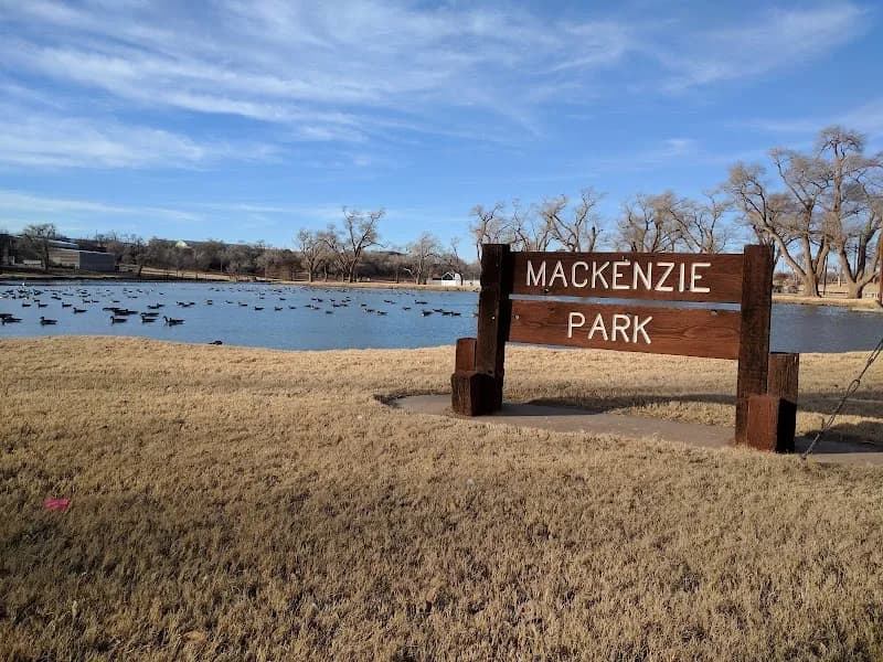 View of Mackenzie Main City Park in Lubbock, TX