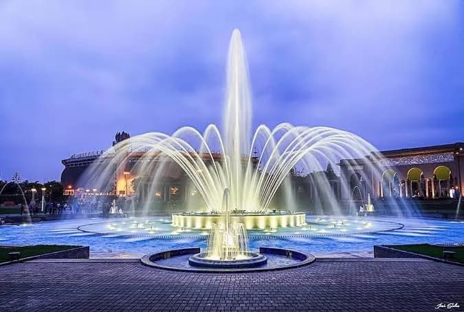 View of Magic Water Circuit of the Reserve Park in Lima, LIM