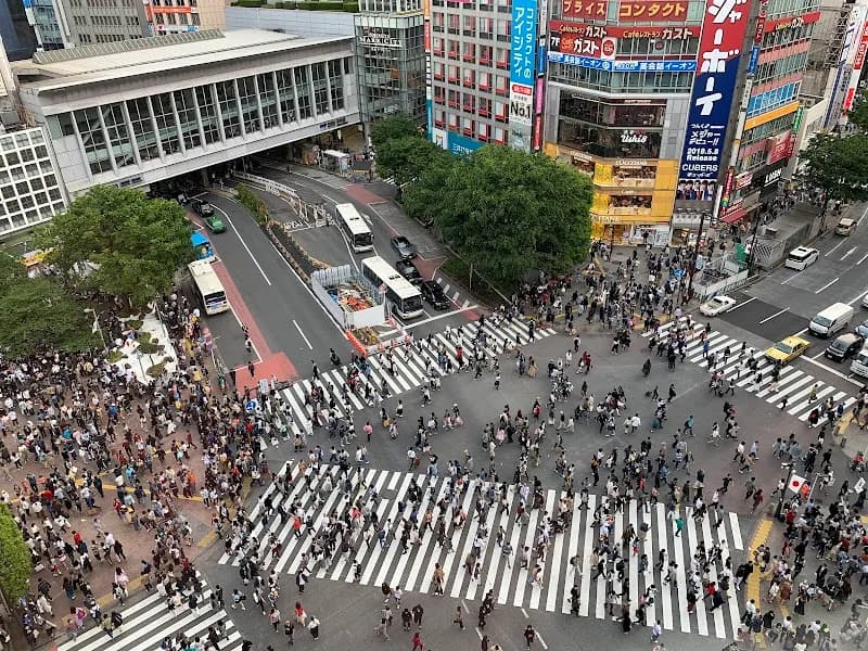 Mag's Park Rooftop Shibuya Crossing observation deck in Shibuya, Tokyo