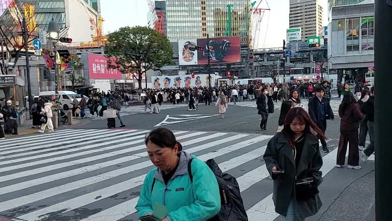 View of Mag's Park Rooftop Shibuya Crossing in Shibuya, Tokyo