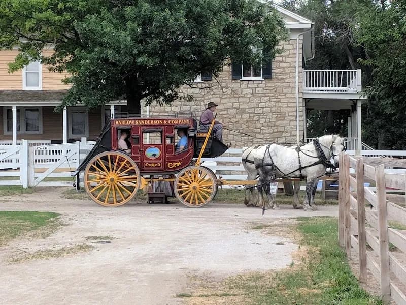 View of Mahaffie Stagecoach Stop-Farm in Kansas City, MO