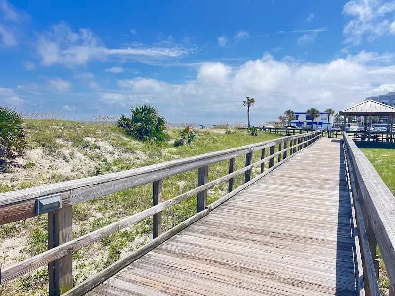 View of Main Beach Park in Fernandina Beach, FL