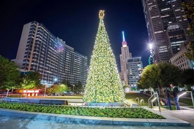 View of Main Street Garden Park in Frisco, TX