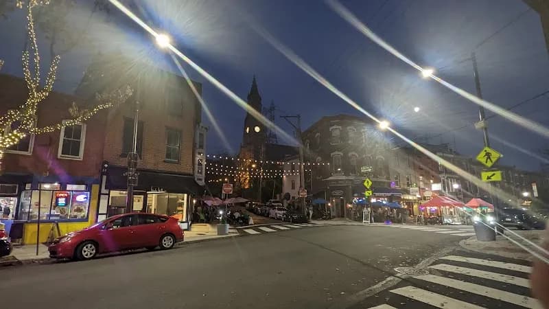 View of Main Street in Manayunk, PA