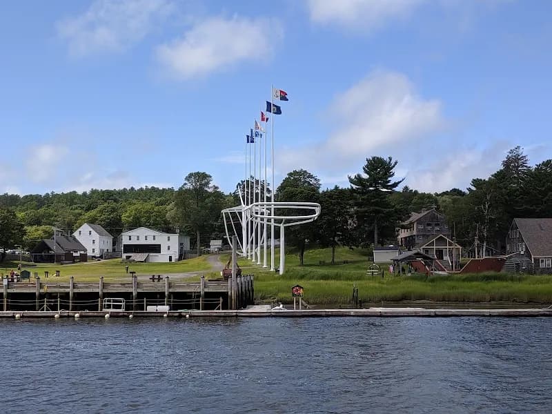 View of Maine Maritime Museum in Portland ME, ME