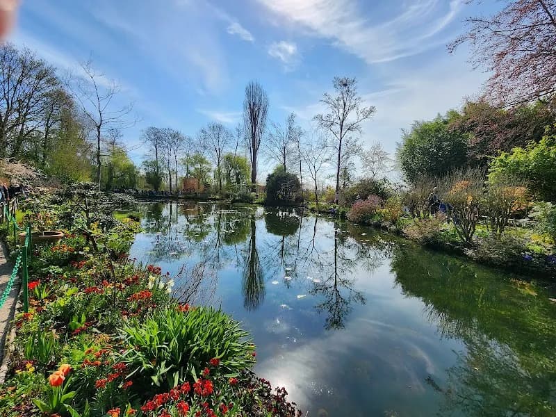 View of Mairie de Giverny in Monet's Giverny, IDF